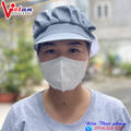 Nón Thực Phẩm Xếp Ly Kaki VAXL-07