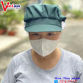 Nón Thực Phẩm  Xếp Ly Kaki VAXL-08