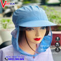 Nón Mới Silk Xanh Biển VANM-03