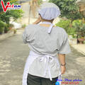 Nón Xếp Ly Silk Màu Trắng VANS-01