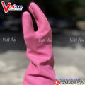 Găng Tay Cao Su Dragon Hồng GTCS06