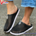 Dép Sục Có Lỗ Không Quai Màu Đen VADN04