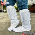 Ủng Vải Phòng Sạch Chống Tĩnh Điện Màu Trắng