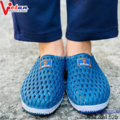 Giày Sục Hoa San Màu Xanh VADN-06