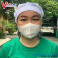 Nón Lưới Bánh Tiêu Có Vành Màu Trắng VANL-09