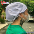 Nón Lưới Bánh Tiêu Có Vành Màu Trắng VANL-09
