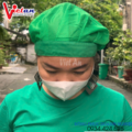 Nón Lưới Có Vành Màu Xanh Lá VANL-11