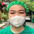 Nón Lưới Bánh Tiêu Màu Xanh Lá VANL-08