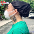 Nón Lưới Bánh Tiêu Màu Đen VANL-07