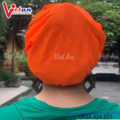 Nón Lưới Bánh Tiêu Tròn Màu Cam VANL-02