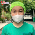 Nón Lưới Bánh Tiêu Màu Xanh NEON VANL-06