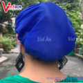 Nón Lưới Bánh Tiêu Tròn Màu Xanh Bích VANL-03