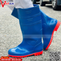Ủng Bảo Hộ Xanh Đế Đỏ Mũi Thép TGP 239