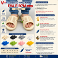 Dép Tổ Ong Nam EVA E197M (39-43) Màu Kem