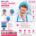Nón Lưới Bánh Tiêu Tròn Xanh Biển VANL-04