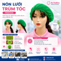 Nón Lưới Bánh Tiêu Màu Xanh Lá VANL-08