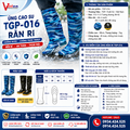 Ủng Rằn Ri TGP 016 Chống Nước -Chống Trơn Bền Bỉ