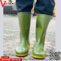 Ủng Cao Cổ TGP Màu Xanh Rêu Đế Vàng