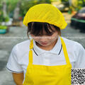 Nón Lưới Bánh Tiêu Màu  Vàng VANL-10