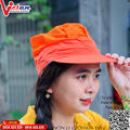 Nón Lưới Nữa Đầu Màu Cam NLNĐ-01