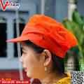 Nón Lưới Nữa Đầu Màu Cam NLNĐ-01