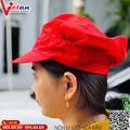 Nón Lưới Nửa Đầu Màu Đỏ NLNĐ-09