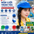 Nón Lưới Nửa Đầu Xanh Dương Đậm NLNĐ-07