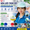 Nón Lưới Nửa Đầu Xanh Ngọc NLNĐ-08