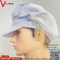 Nón Thực Phẩm Xếp Ly Kaki Màu Trắng VAXL-19