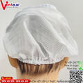 Nón Thực Phẩm Xếp Ly Kaki Màu Trắng VAXL-19