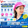 Nón Phòng Sạch Chống Tĩnh Điện Màu Hồng Đậm VAPS-03