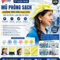 Nón Phòng Sạch Chống Tĩnh Điện Màu Vàng VAPS-04