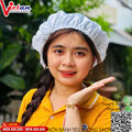Nón Bánh Tiêu Phòng Sạch Tĩnh Điện Màu Trắng BTPS-01