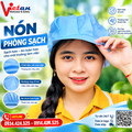 Nón Phòng Sạch Chống Tĩnh Điện Màu Xanh VAPS-07