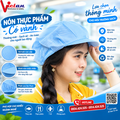 Nón Phòng Sạch Chống Tĩnh Điện Màu Xanh VAPS-07