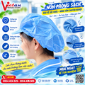 Nón Phòng Sạch Chống Tĩnh Điện Màu Xanh VAPS-07