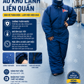Áo Kho Lạnh Liền Quần Có Nón VAKL-07