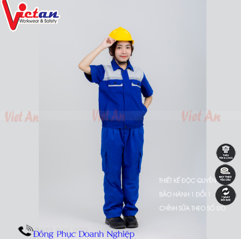Quần Áo Bảo Hộ Lao Động Ngắn Tay  VANT-02