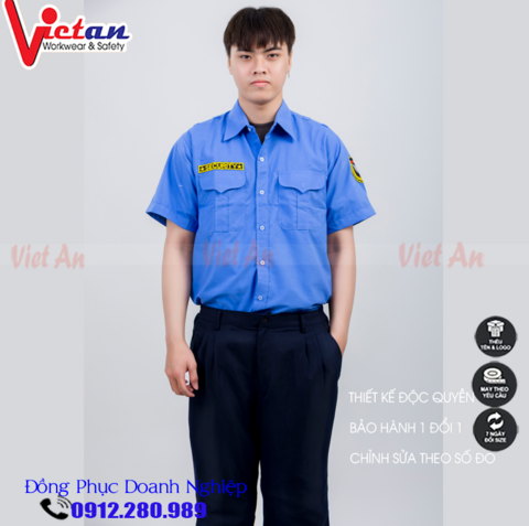 Quần Áo Bảo Hộ Lao Động Ngắn Tay VANT-09