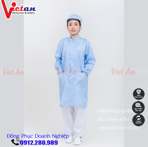 Áo Blouse Phòng Sạch VABPS-03
