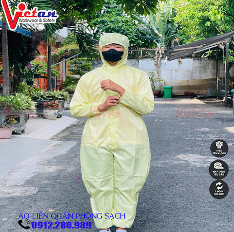 Áo Liền Quần Phòng Sạch VALP-04