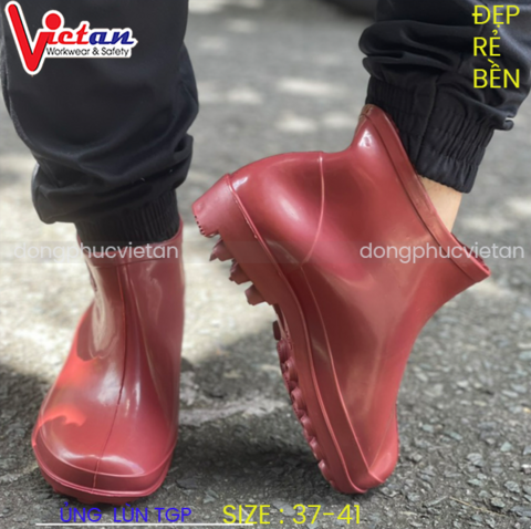 Ủng thấp cổ TGP Màu Nâu