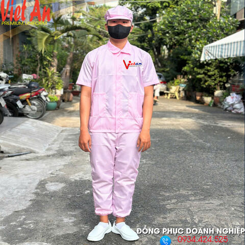 Quần Áo Phòng Sạch Ngắn Tay VAPSNT-03