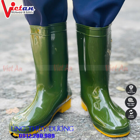 Ủng Thùy Dương Rêu Đế Vàng