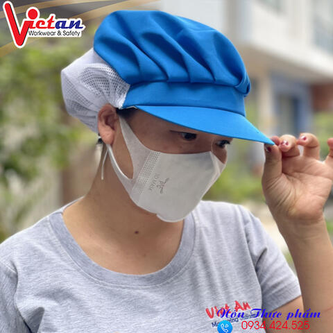 Nón  Thực Phẩm Xếp Ly Kaki VAXL-09