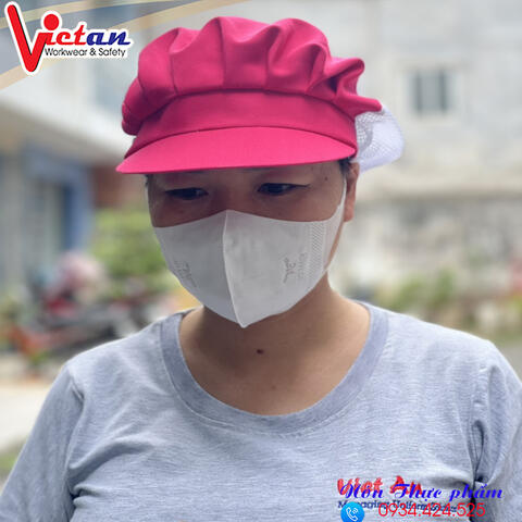 Nón Thực Phẩm Xếp Ly Kaki VAXL-04