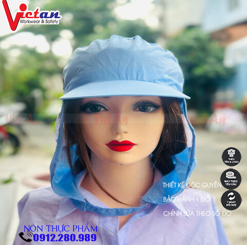 Nón Mới Silk Xanh Biển VANM-03