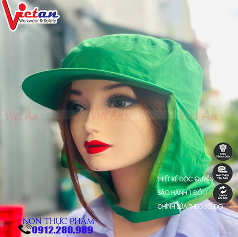 Nón mới Silk Xanh Lá VANM-02