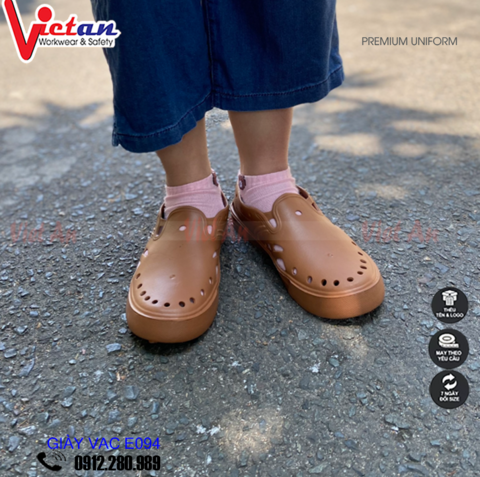 Giày Tây Có Lỗ Màu Nâu VAC-E0941