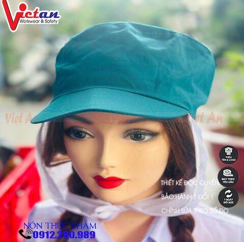 Nón Cột Dây Màu Xanh Lá Đậm VACD-05